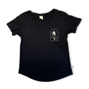 Surf Sister Ladies T-Shirt - Longboarder