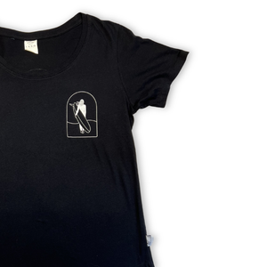 Surf Sister Ladies T-Shirt - Longboarder