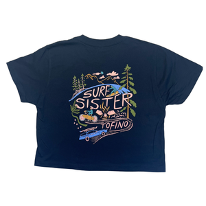 Surf Sister Ladies Boxy T-Shirt - Town