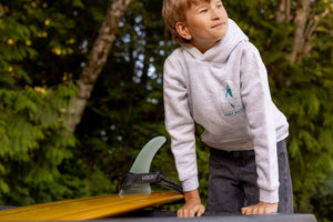 Surf Sister Youth Pullover Hoody - Longboarder