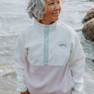 Surf Sister Unisex Fleece - Classic Flower