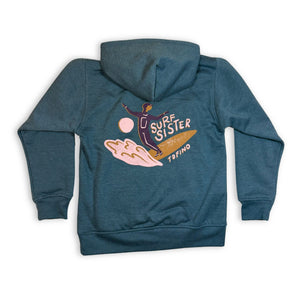 Surf Sister Youth Pullover Hoody - Shredder