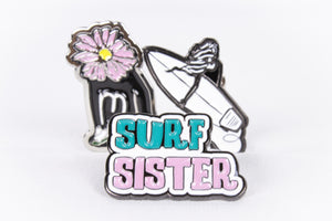 Surf Sister Pin